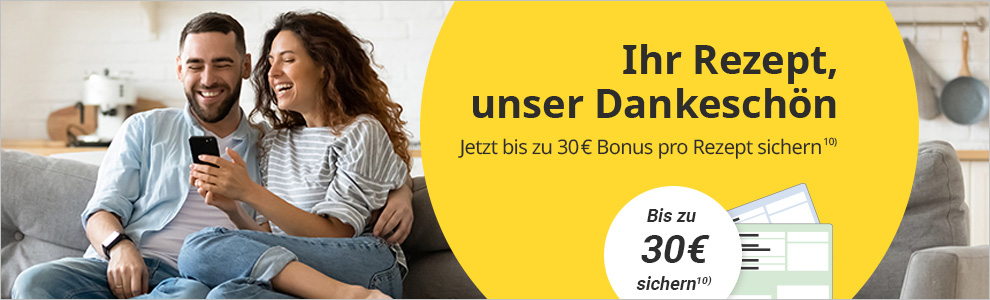 Holen Sie sich Ihren Rezept-Bonus bei deutscheinternetapotheke.de!