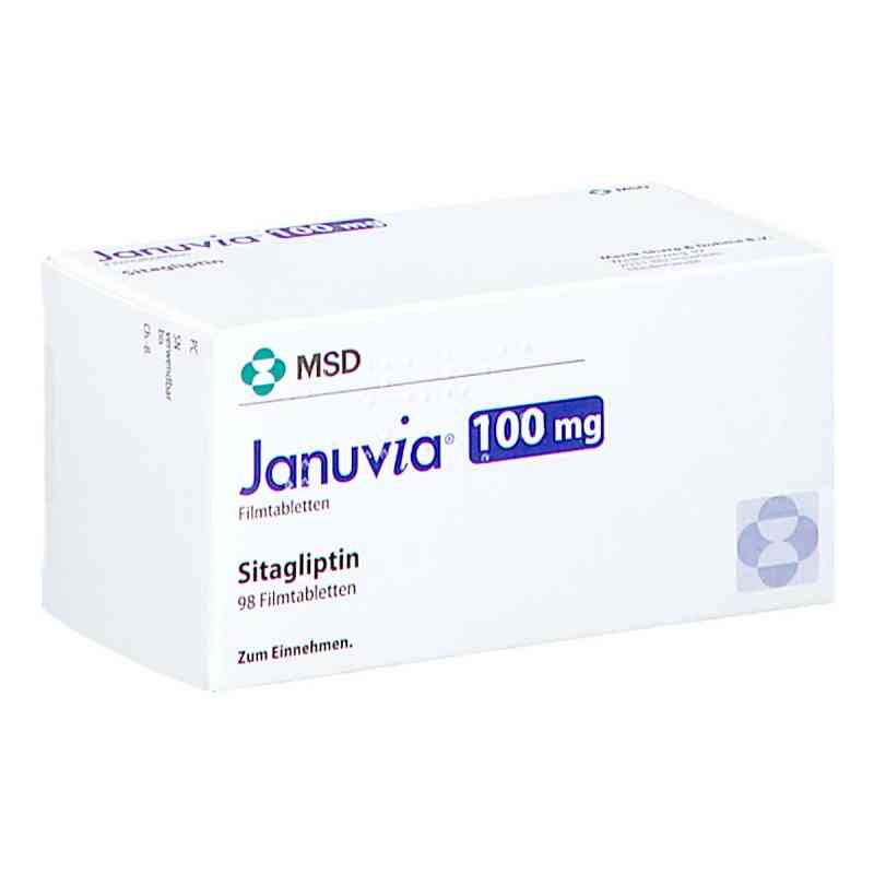 Januvia 100mg 98 stk von MSD Sharp & Dohme GmbH PZN 00817103
