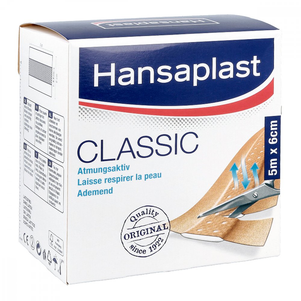 Hansaplast Classic Pflaster 5mx6cm 1 stk Deutsche Apotheke