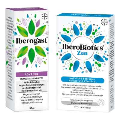 Iberogast Magen-Darm Set: Iberogast Advance + Iberobiotics Zen 1 stk von Bayer Vital GmbH PZN 08102849