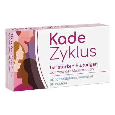 Kadezyklus bei starken Blutungen während der Menstruation 400mg  20 stk von DR. KADE Pharmazeutische Fabrik GmbH PZN 17874401