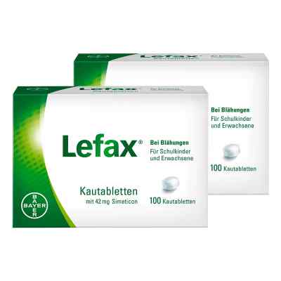 Lefax Kautabletten 2x100 stk von Bayer Vital GmbH PZN 08102962