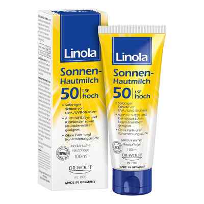 Linola Sonnen-Hautmilch Lsf 50 100 ml von Dr. August Wolff GmbH & Co.KG Arzneimittel PZN 11637166