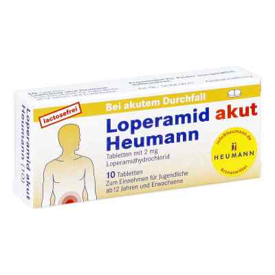 Loperamid akut Heumann 10 stk von HEUMANN PHARMA GmbH & Co. Generica KG PZN 04633535