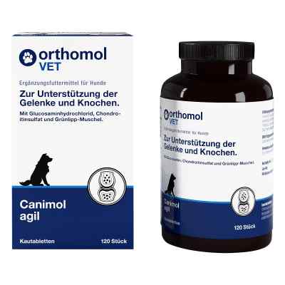 Orthomol Vet Canimol Agil Kautabletten für Hunde 120 stk von Orthomol pharmazeutische Vertriebs GmbH PZN 18723153