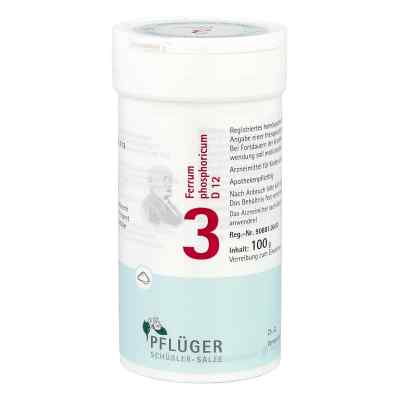 Schüßler-Salze Biochemie Pflüger 3 Ferrum phos. D12 Pulv. 100 g von Homöopathisches Laboratorium Alexander Pflüger Gmb PZN 14016418