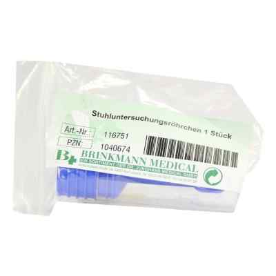 Stuhluntersuchungsröhrchen Kunststoff 1 stk von Brinkmann Medical ein Unternehmen der Dr. Junghans PZN 01040674